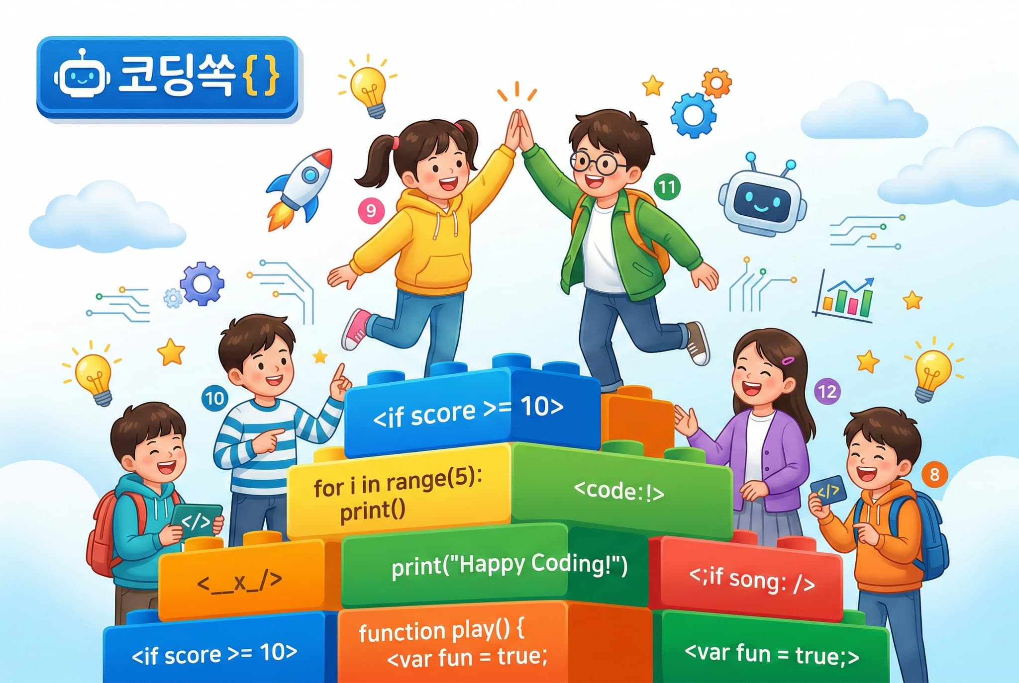 코딩쏙학원 - 홀로그래픽 코딩 체험